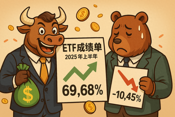 公牛配资端 2025年上半年ETF&quot;成绩单&quot;: 谁在大赚, 谁在亏损?