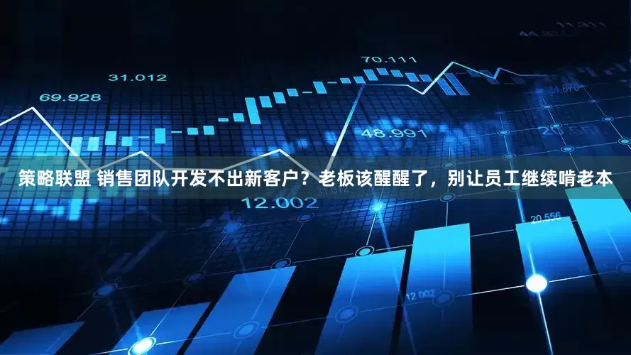 策略联盟 销售团队开发不出新客户？老板该醒醒了，别让员工继续啃老本